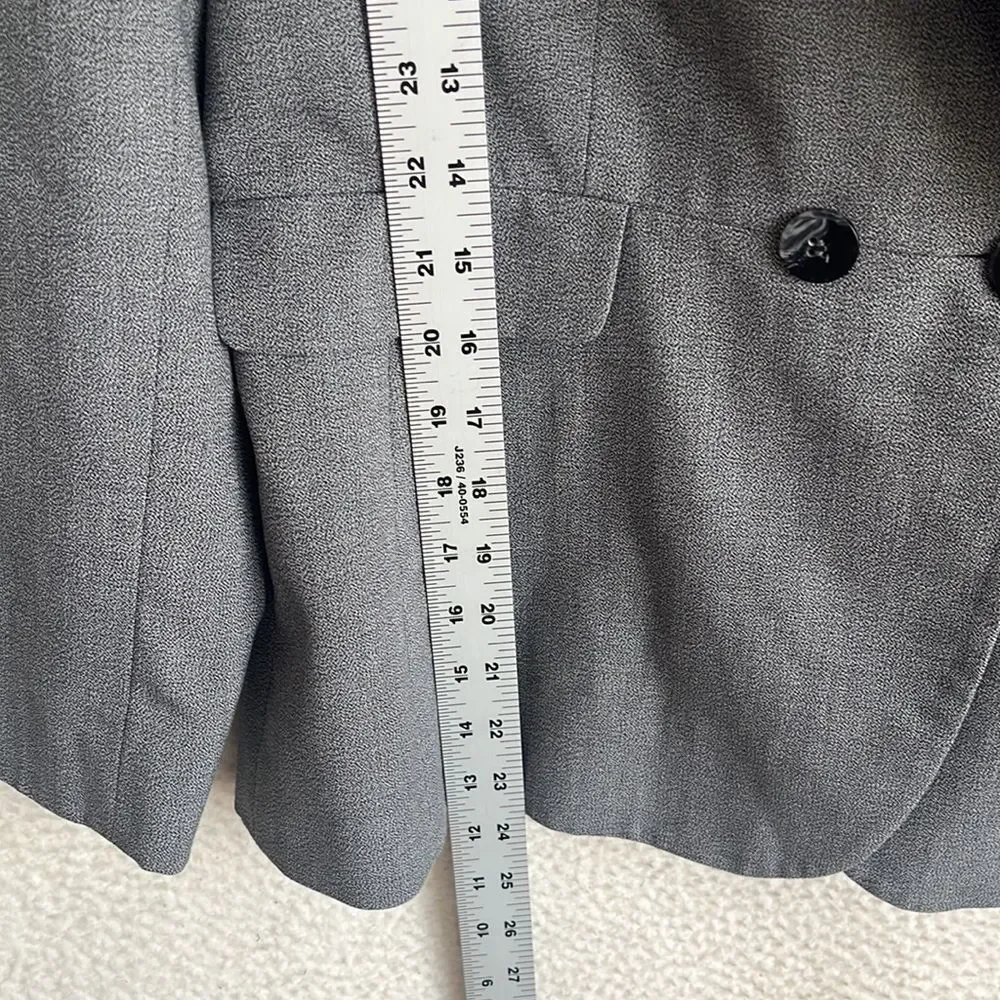 Tahari Blazer Womens‎ Small Petite Grey - Picture 2 of 6